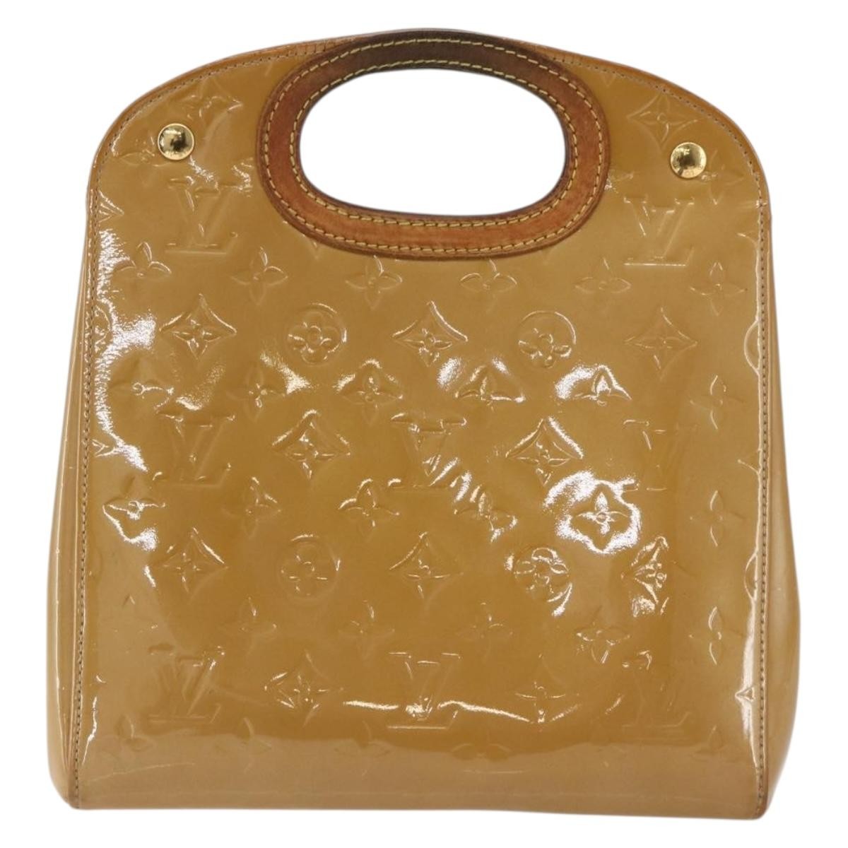 Louis Vuitton LOUIS VUITTON Monogram Vernis Maple Drive Bag Noisette M91376 LV Authentic 169608