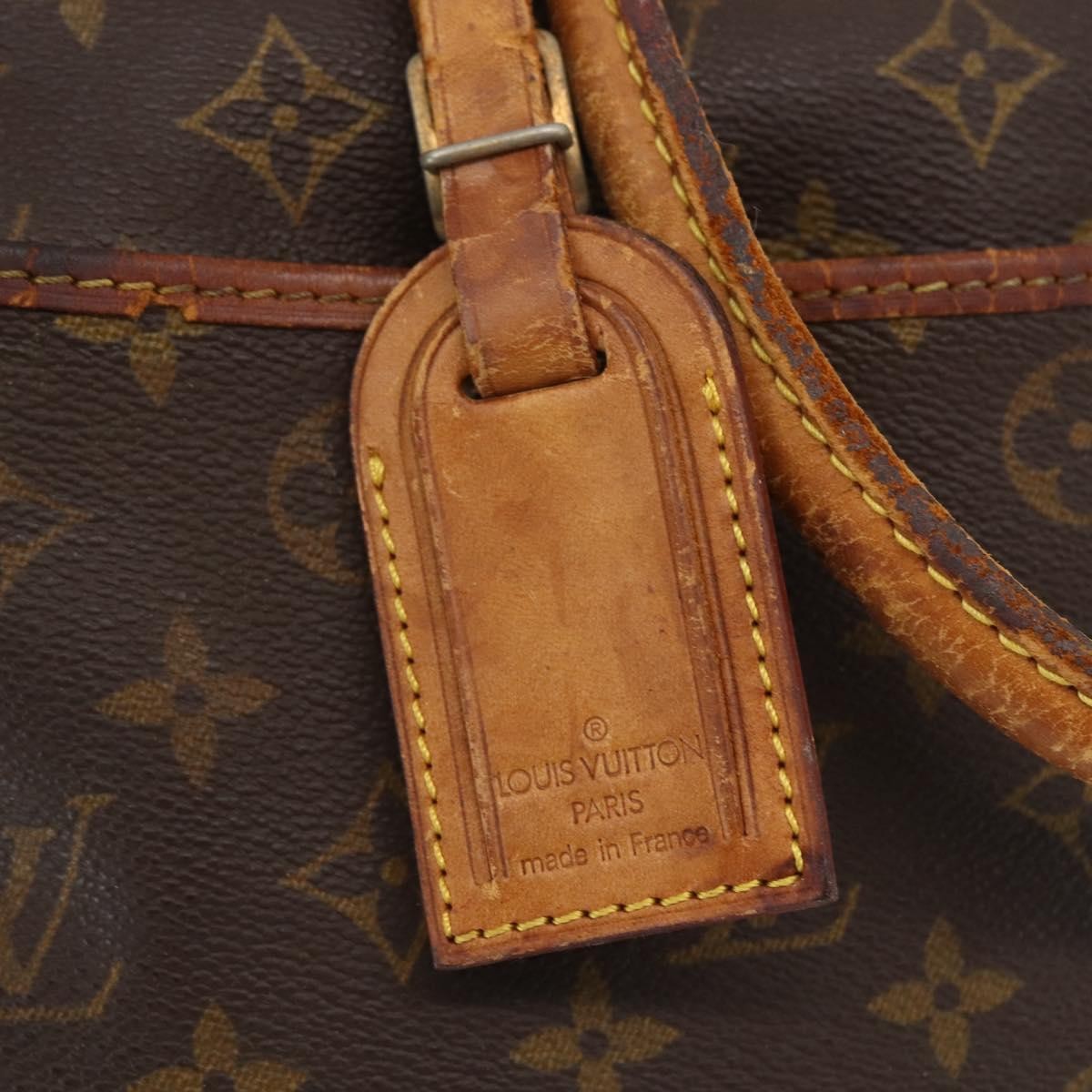 Louis Vuitton LOUIS VUITTON Monogram Deauville Hand Bag M47270 LV Authentic 158279