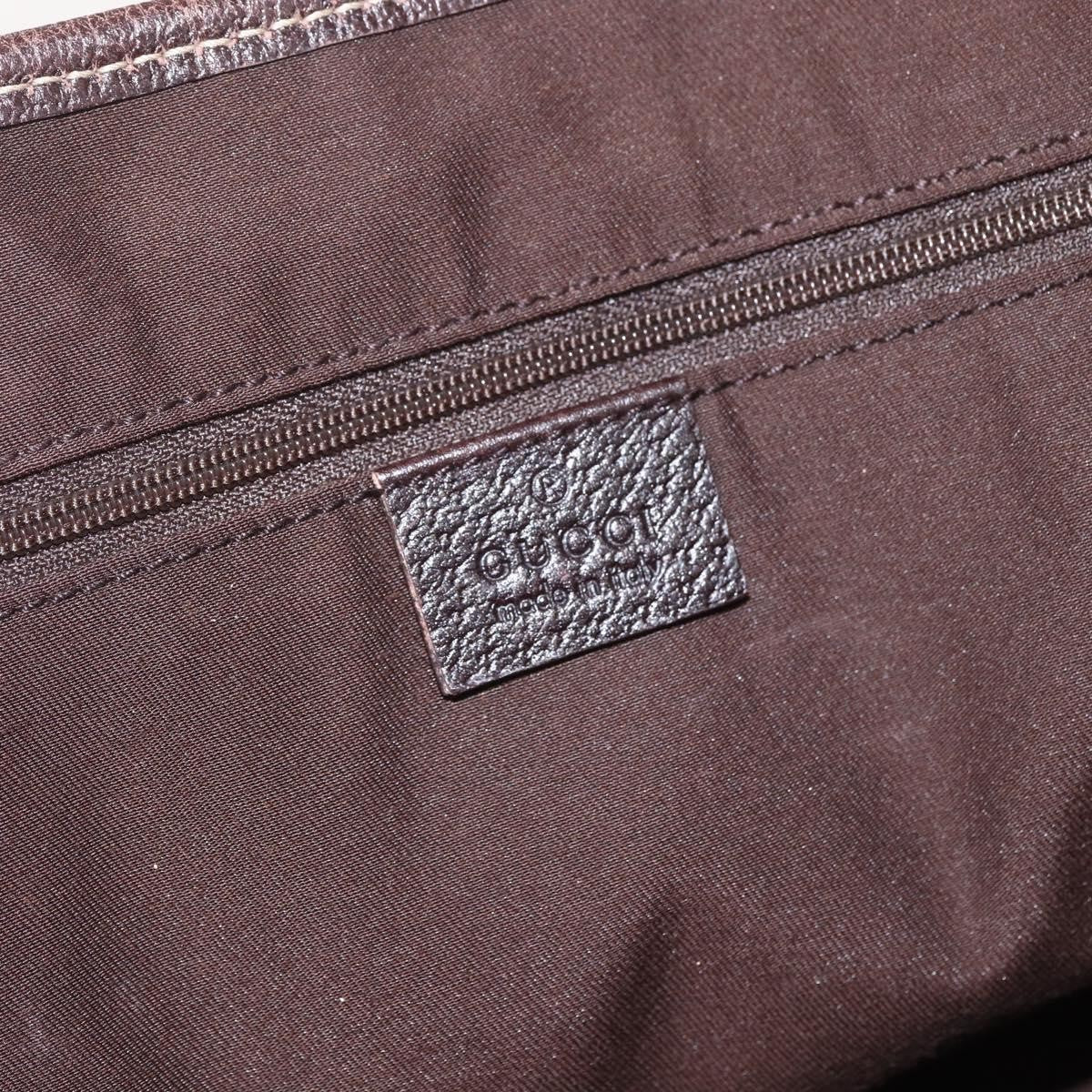 Gucci GUCCI Pretty GG Canvas Web Sherry Line Hand Bag Beige Gold 163805 Authentic 168668