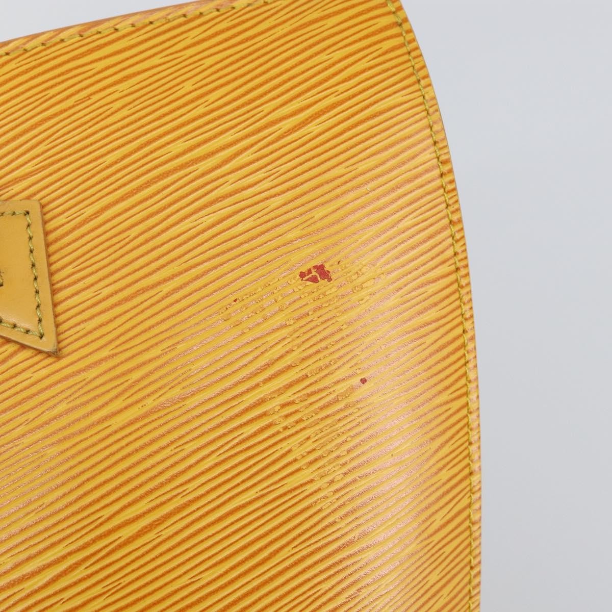 Louis Vuitton LOUIS VUITTON Epi Saint Jacques Hand Bag Yellow M52279 LV Authentic bs29292