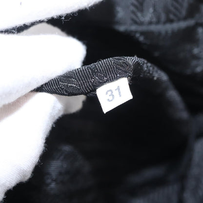 Prada PRADA Tote Bag Nylon White Silver Authentic am10449