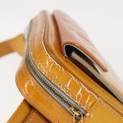 Louis Vuitton LOUIS VUITTON Monogram Vernis Fulton Waist bag Gris M91041 LV Authentic 145461