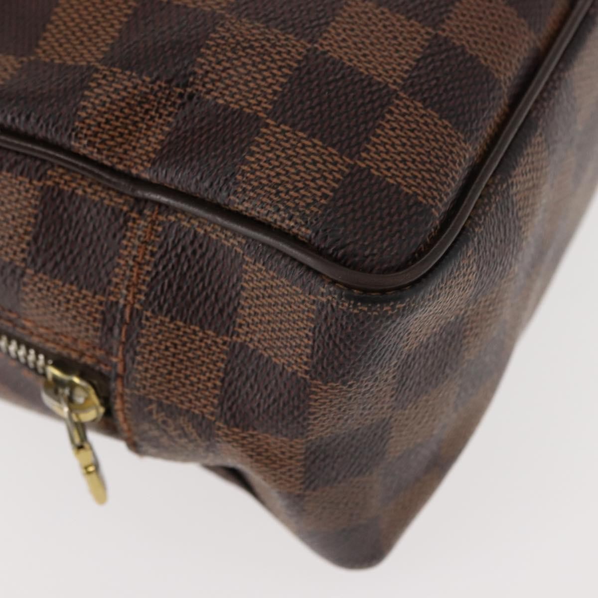 Louis Vuitton LOUIS VUITTON Damier Ebene Trousse Toilette25 Clutch Bag N47624 LV Authentic 151153