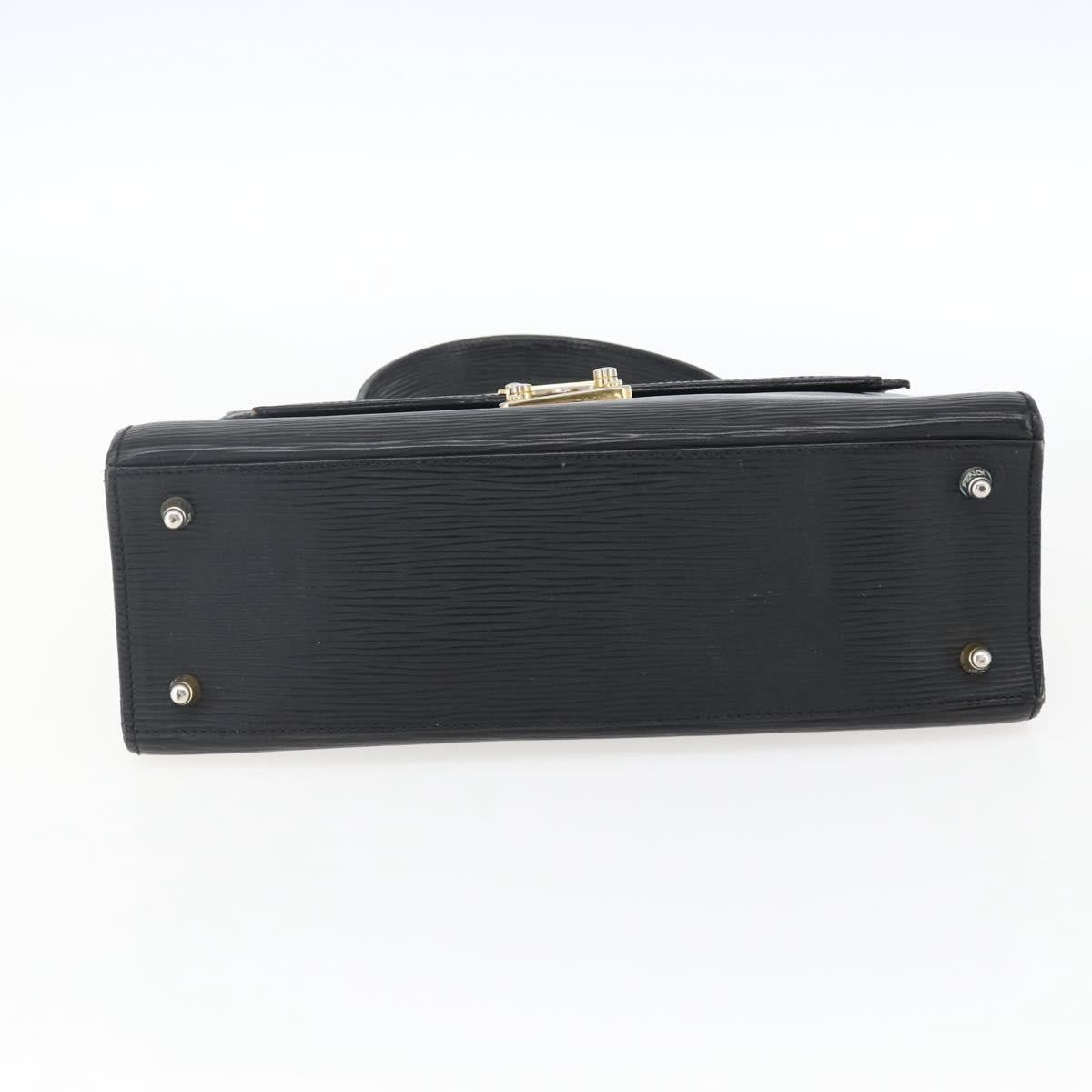 Fendi FENDI Hand Bag Leather Black Gold Authentic ka2601