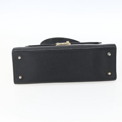 Fendi FENDI Hand Bag Leather Black Gold Authentic ka2601