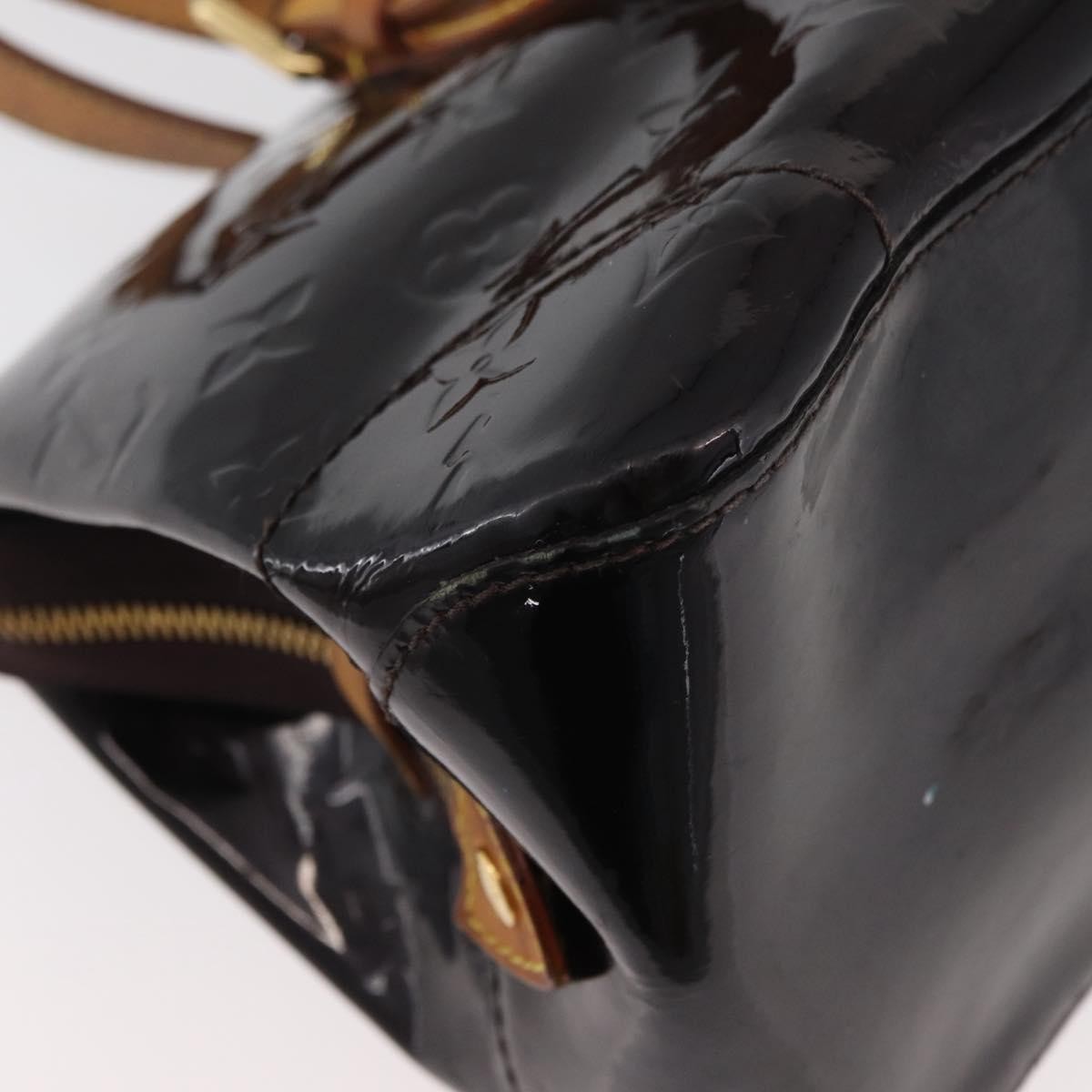 Louis Vuitton LOUIS VUITTON Monogram Vernis Rosewood Avenue Bag Amarante M93510 Authentic 179465
