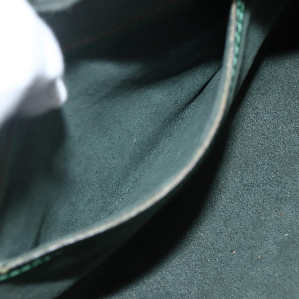 Louis Vuitton LOUIS VUITTON Epi Soufflot Hand Bag Green M52224 LV Authentic 170774