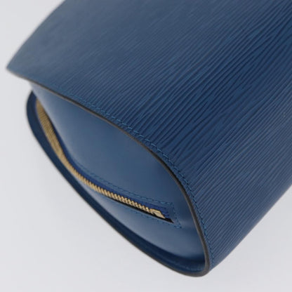 Louis Vuitton LOUIS VUITTON Epi Dauphine GM Pouch Blue M48435 LV Authentic 172381 Bag