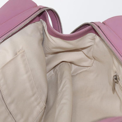 Salvatore Ferragamo Salvatore Ferragamo Gancini Tote Bag Leather Pink Silver Authentic BAZ427