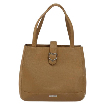 Saint Laurent SAINT LAURENT Hand Bag Leather Brown Authentic 149374