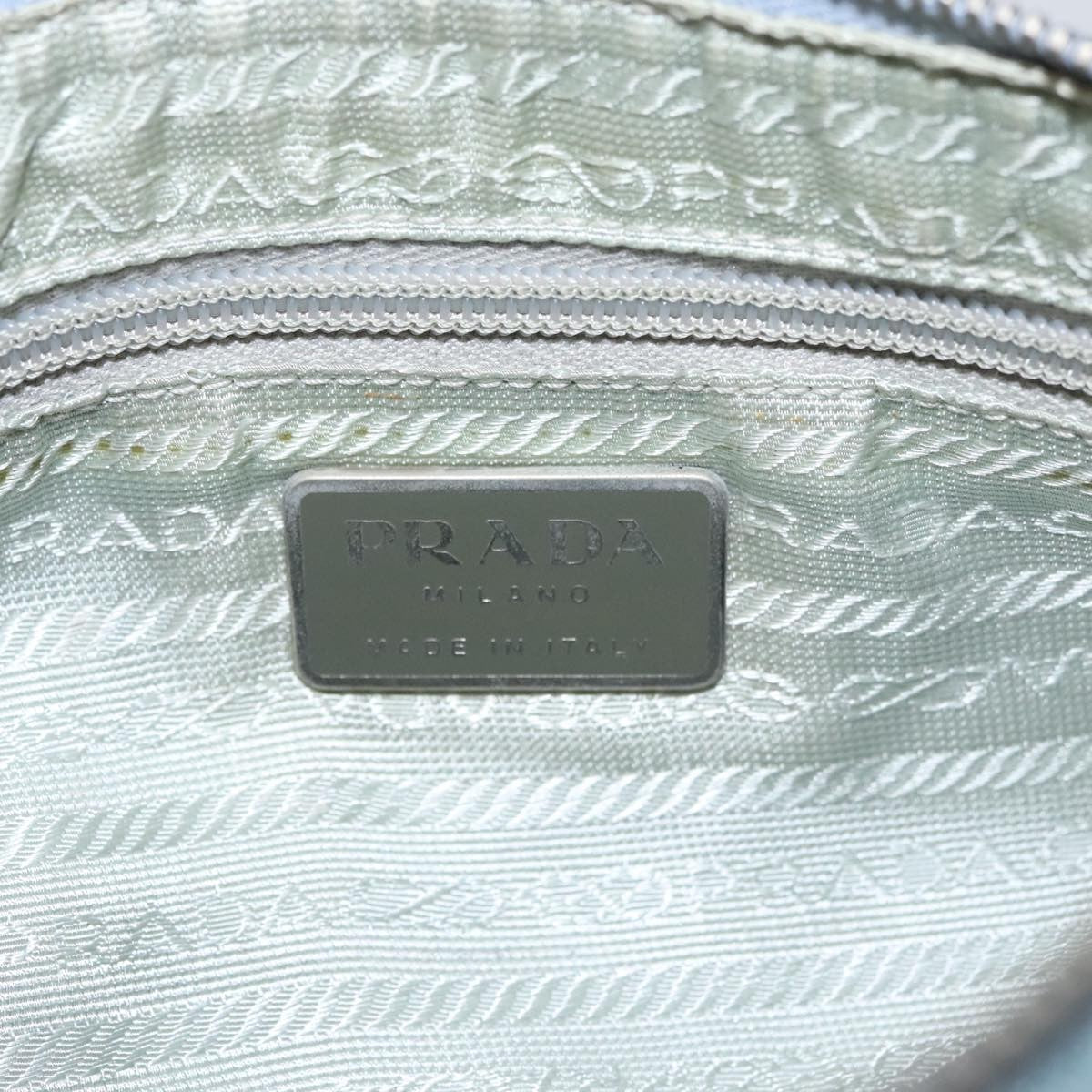 Prada PRADA Sports Shoulder Bag Canvas Blue Authentic bs21360