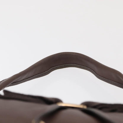 Salvatore Ferragamo Salvatore Ferragamo Shoulder Bag Leather Brown Gold Authentic SW1941