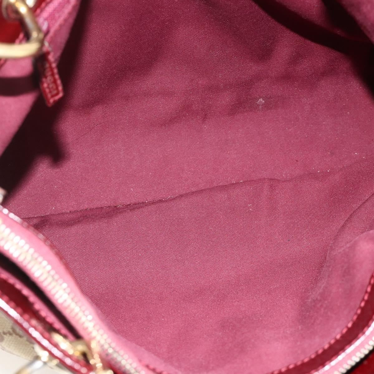 Gucci GUCCI GG Canvas Tote Bag Beige Gold 120837 Authentic YKZ1152