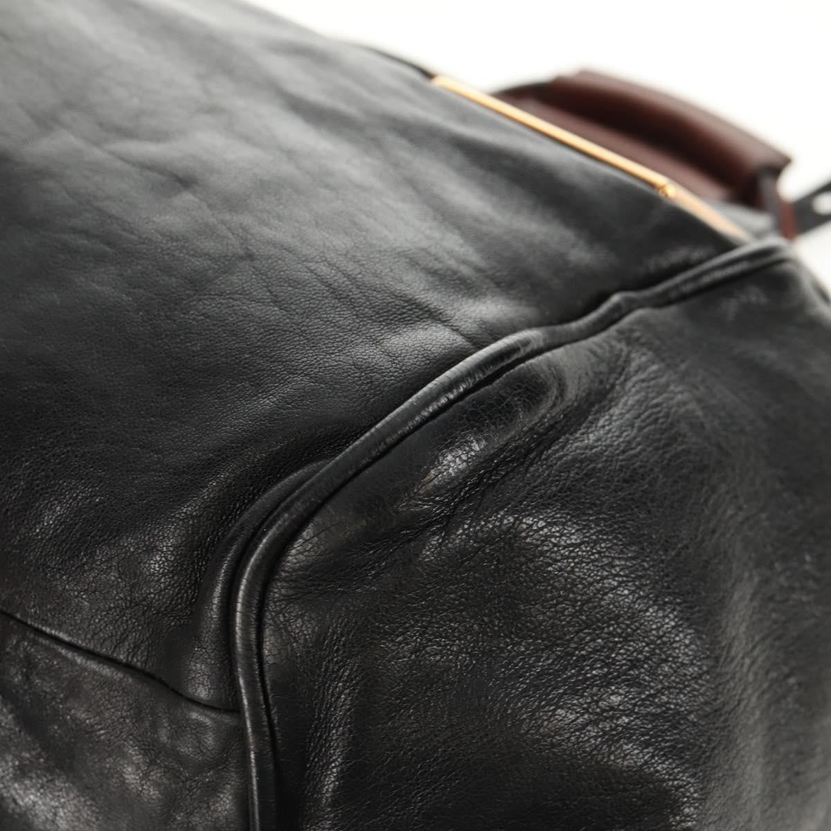 Chloé Chloé Chloe Etel Hand Bag Leather 2way Black Authentic BA6838