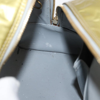 Louis Vuitton LOUIS VUITTON Monogram Vernis Tompkins Square Bag Gris M91150 LV Authentic ep12776
