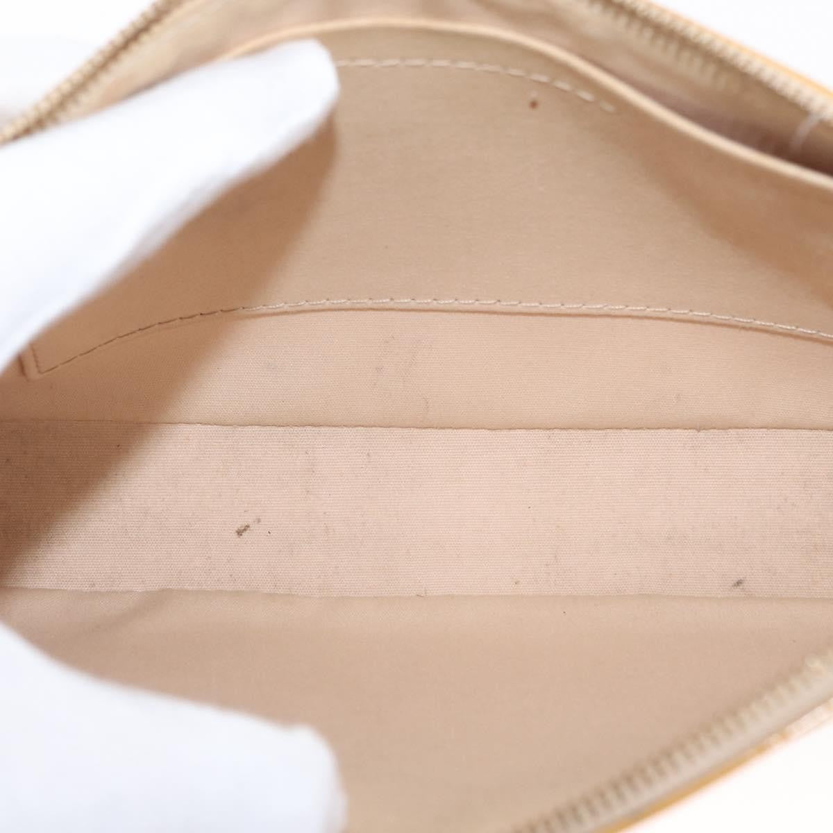 Louis Vuitton LOUIS VUITTON Vernis Pochette Accessoires Accessory Pouch Citrin LV Authentic 161520 Bag