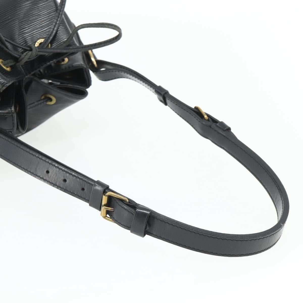 Louis Vuitton LOUIS VUITTON Epi Noe Shoulder Bag Black M44002 LV Authentic ka4110