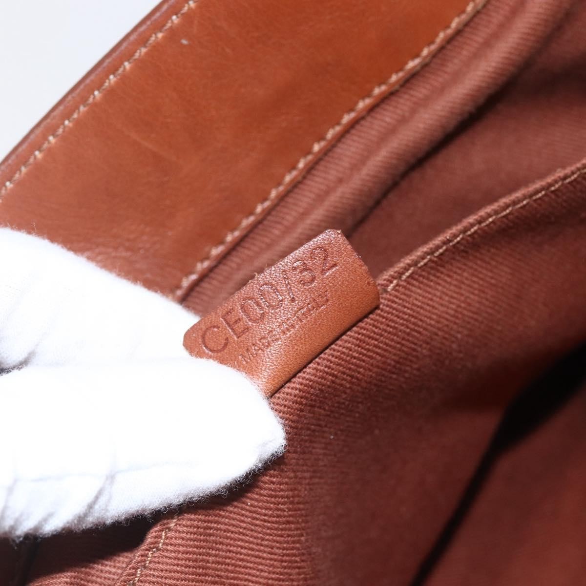 Celine CELINE Boogie bag Hand Bag Leather Brown Silver Authentic ka853