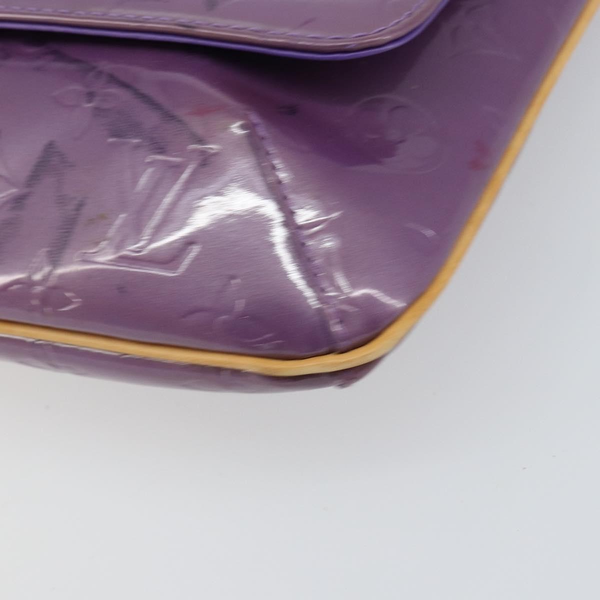Louis Vuitton LOUIS VUITTON Monogram Vernis Thompson Street Bag Viole M91095 LV Authentic 161428