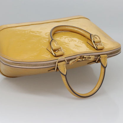 Louis Vuitton LOUIS VUITTON Monogram Vernis Alma PM Hand Bag 2way Dunne M90170 LV Authentic KD187