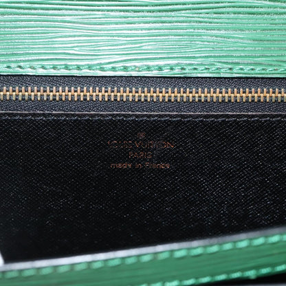 Louis Vuitton LOUIS VUITTON Epi Serie Dragonne Clutch Bag Green LV Authentic BA11887
