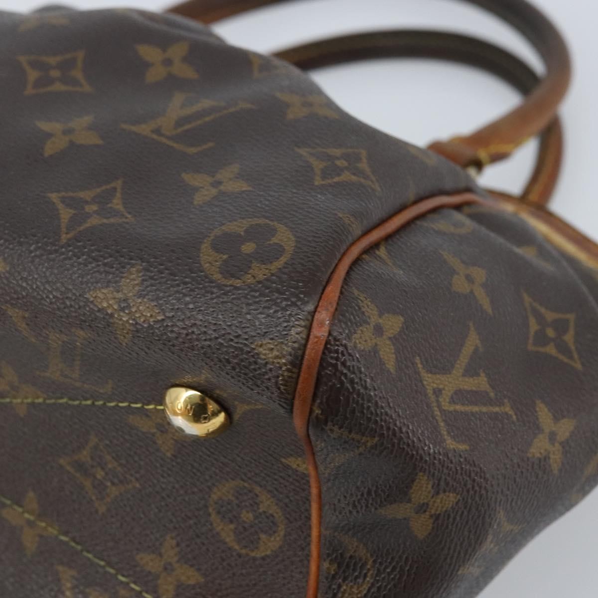 Louis Vuitton LOUIS VUITTON Monogram Tivoli PM Hand Bag M40143 LV Authentic LNZ153