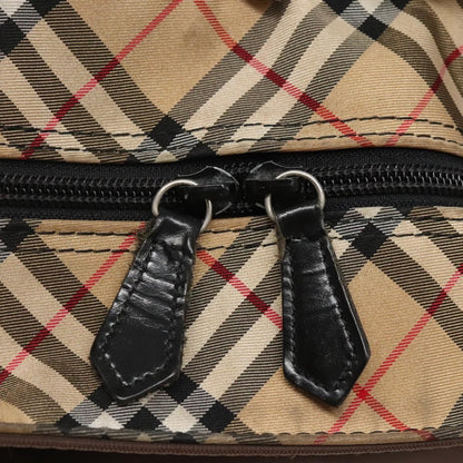 Burberrys Burberrys Blue Label Tote Bag Nylon Brown Authentic ti2871