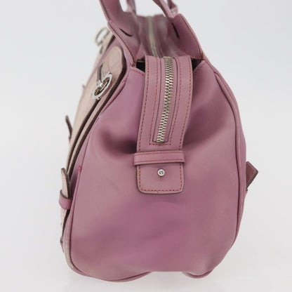 Salvatore Ferragamo Salvatore Ferragamo Gancini Tote Bag Leather Pink Silver Authentic BAZ427
