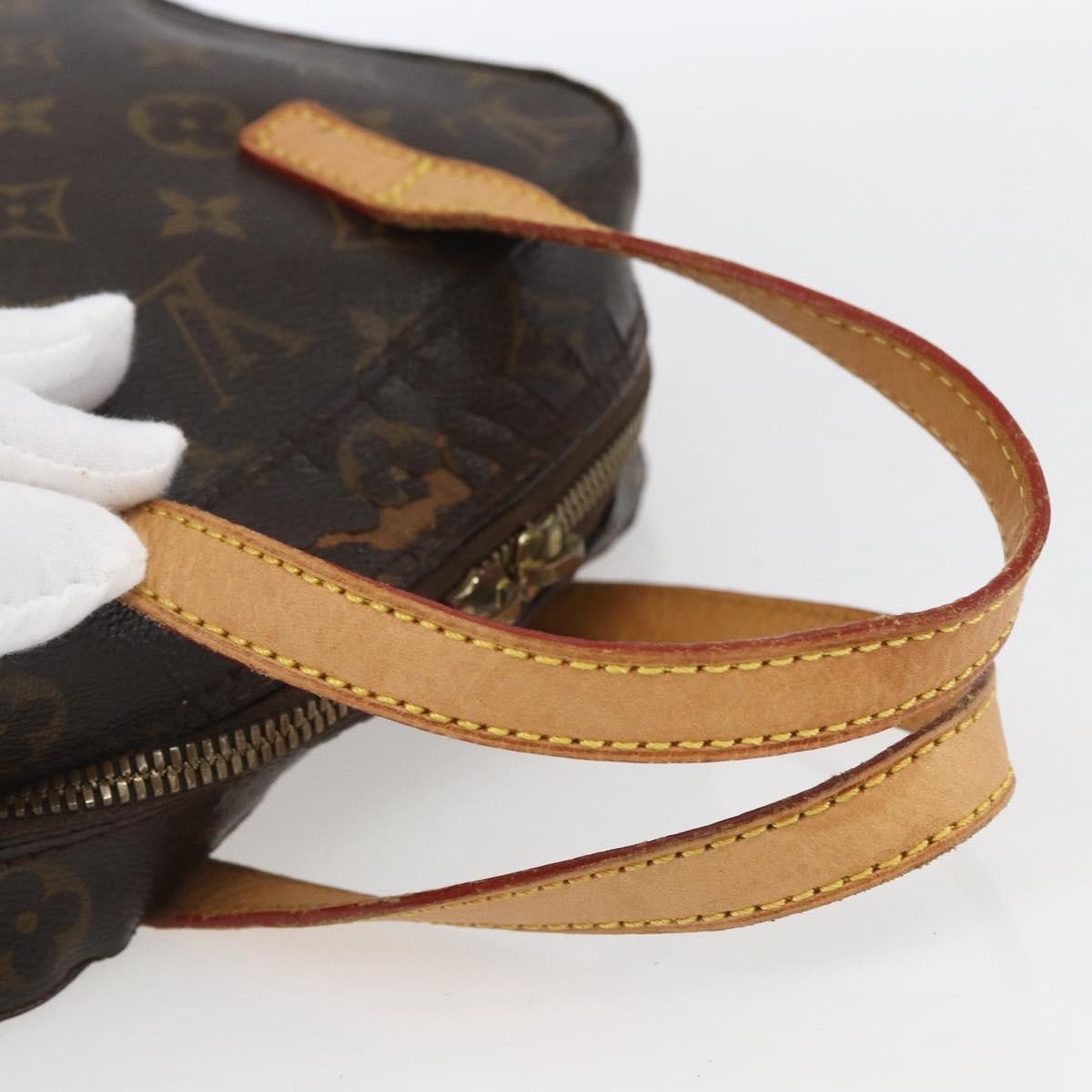 Louis Vuitton LOUIS VUITTON Monogram Spontini Hand Bag M47500 LV Authentic 165090