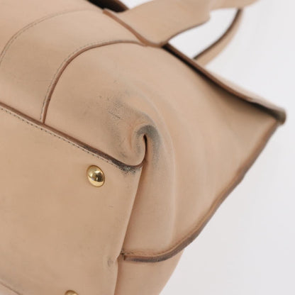 Salvatore Ferragamo Salvatore Ferragamo Gancini Shoulder Bag Leather Pink Gold Authentic 171552