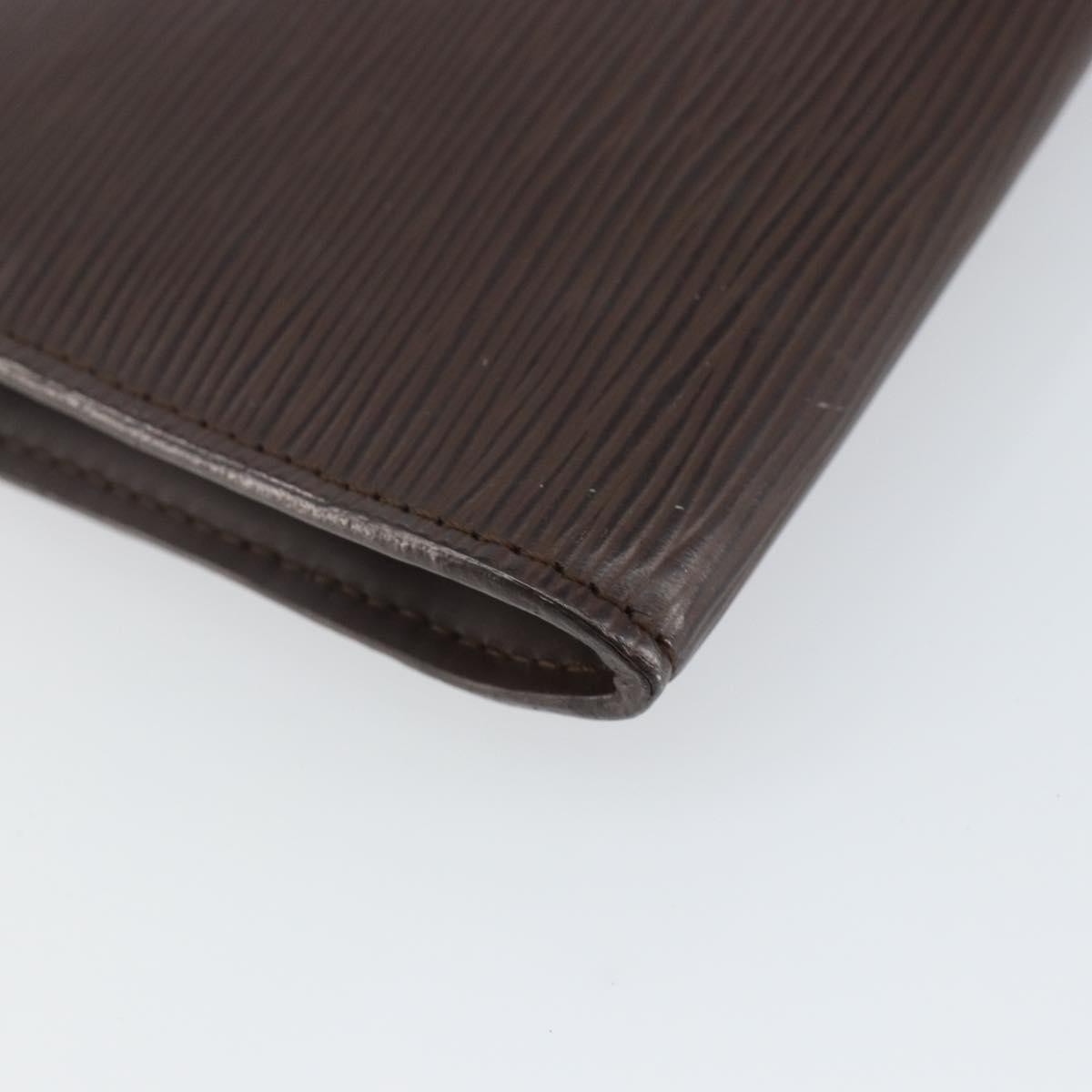 Louis Vuitton LOUIS VUITTON Epi Pochette Accessoires Pouch Mocha M5294D LV Authentic 143110A Bag