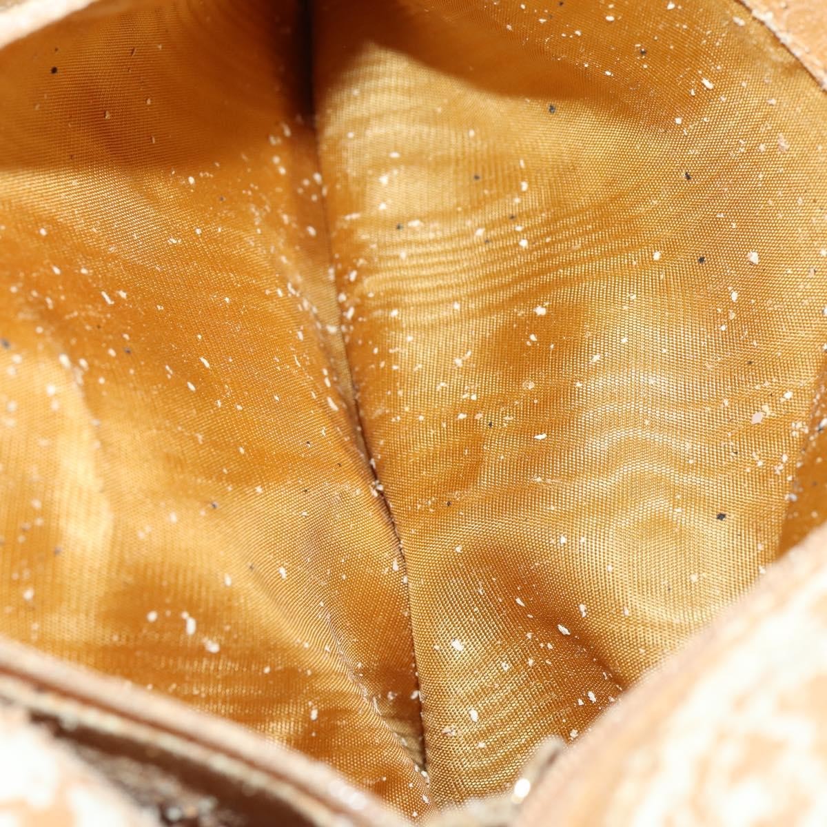 Gucci GUCCI Bamboo Shoulder Bag Leather 2way Brown Gold 001 2852 1577 0 Authentic ep12095