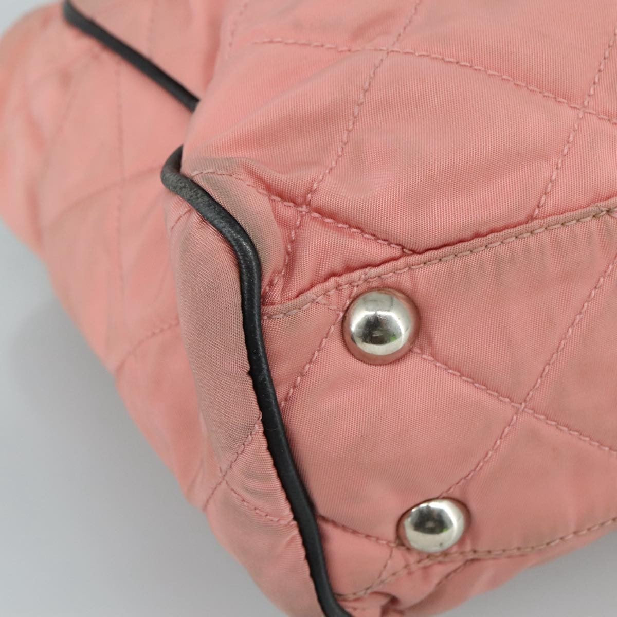Prada PRADA Shoulder Bag Nylon Pink Authentic 107515