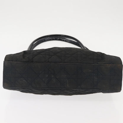 Dior Christian Dior Canage Shoulder Bag Nylon Black Silver Authentic 144646