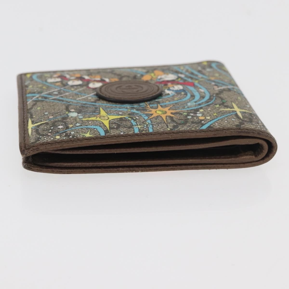 Gucci GUCCI Disney Collaboration Donald GG Supreme Wallet PVC 647937 Authentic YKZ1064M Bag