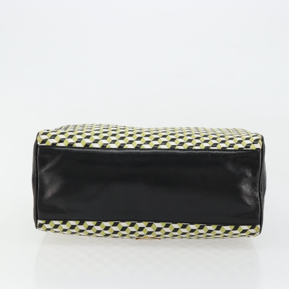 Prada PRADA Shoulder Bag Leather Yellow Gold Authentic bs35156