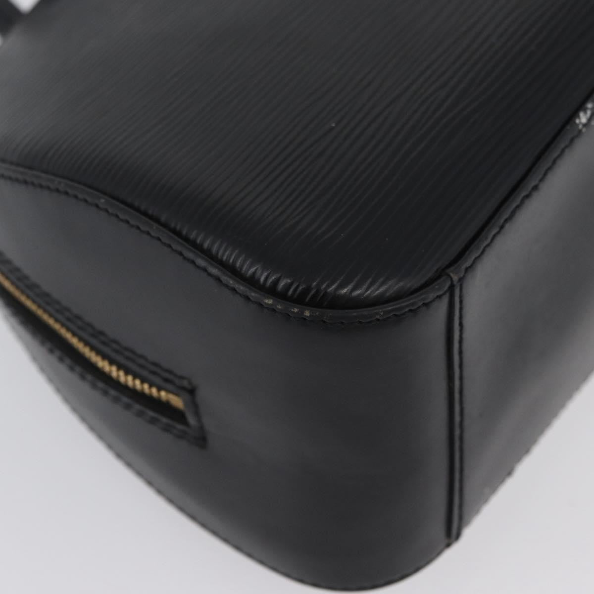 Louis Vuitton LOUIS VUITTON Epi jasmine Hand Bag Black M52852 LV Authentic AMZ065
