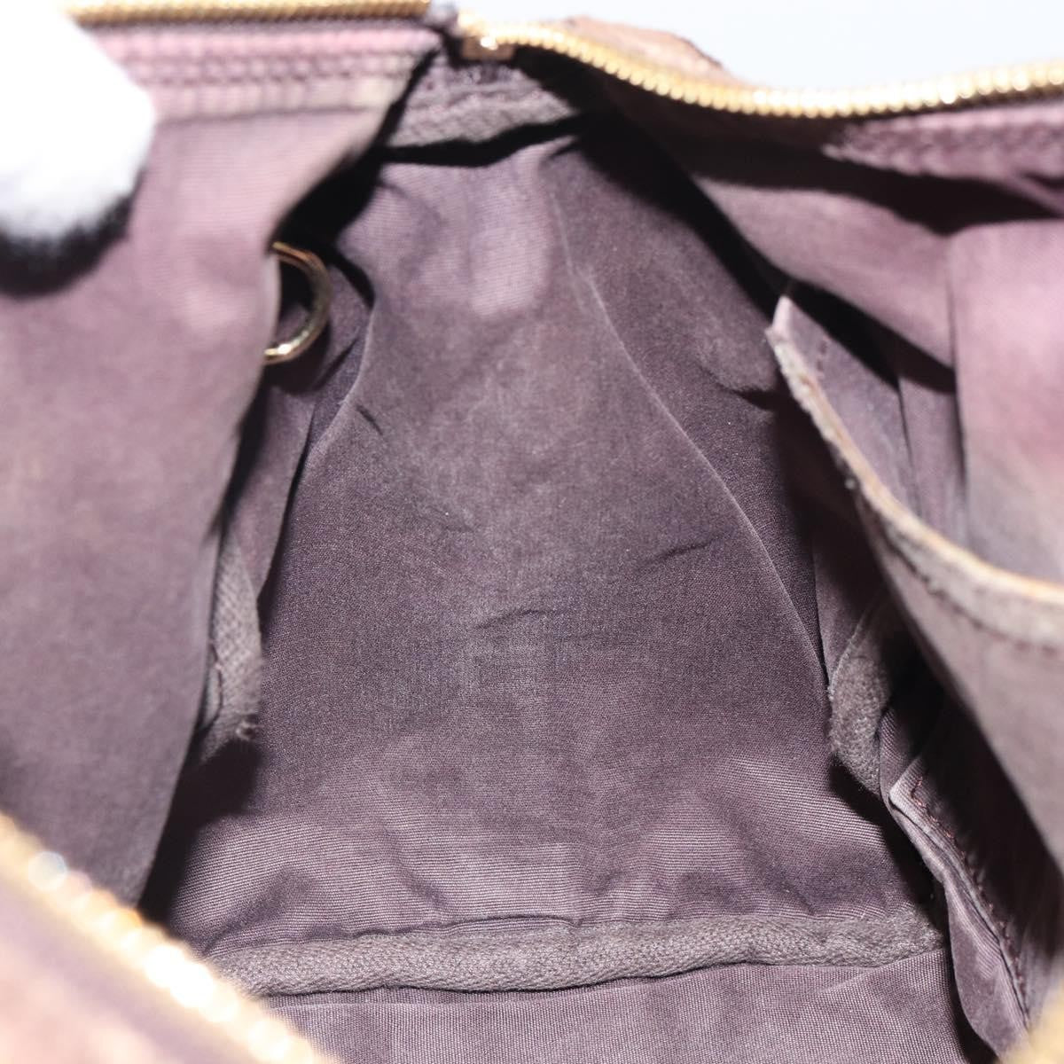 Louis Vuitton LOUIS VUITTON Mini Lin Speedy Bandouliere 30 Bag Brown M95224 Authentic BA9878