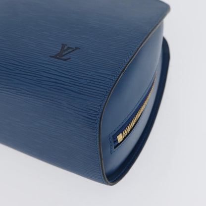 Louis Vuitton LOUIS VUITTON Epi Dauphine GM Pouch Blue M48435 LV Authentic 172381 Bag