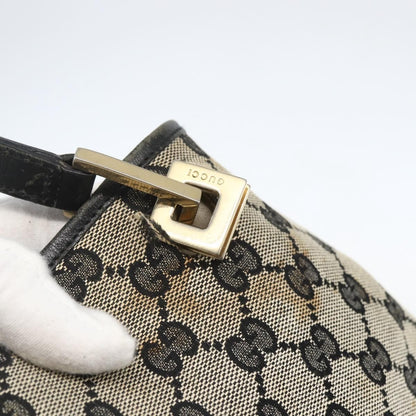 Gucci GUCCI GG Canvas Tote Bag Navy Gold 002 1097 3444 Authentic 158526