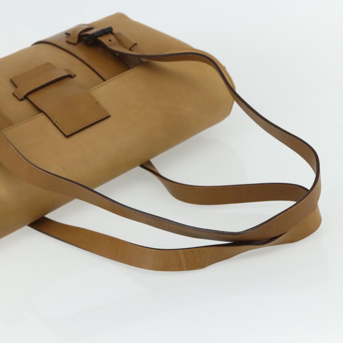 Gucci GUCCI Hand Bag Leather Beige 101287 Authentic 177601