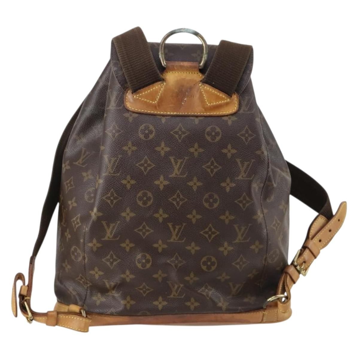 Louis Vuitton LOUIS VUITTON Monogram Montsouris GM Backpack M51135 LV Authentic 147334 Bag