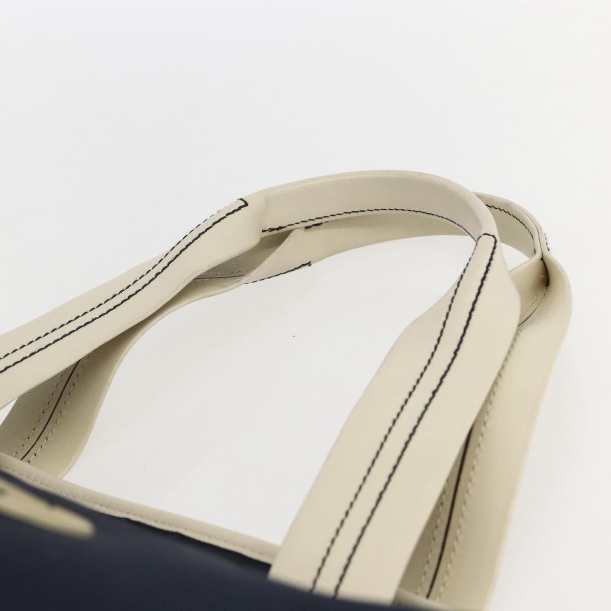 Gucci GUCCI Tote Bag Nylon Navy Silver 169943 Authentic fm4956