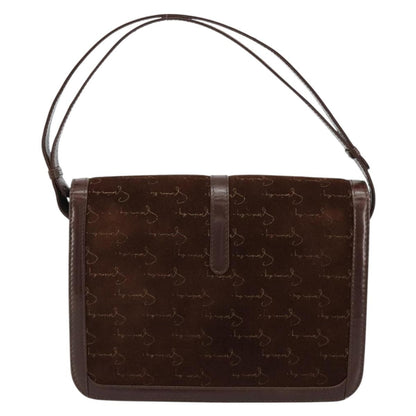 Givenchy GIVENCHY Shoulder Bag Suede Brown Gold Authentic bs35122
