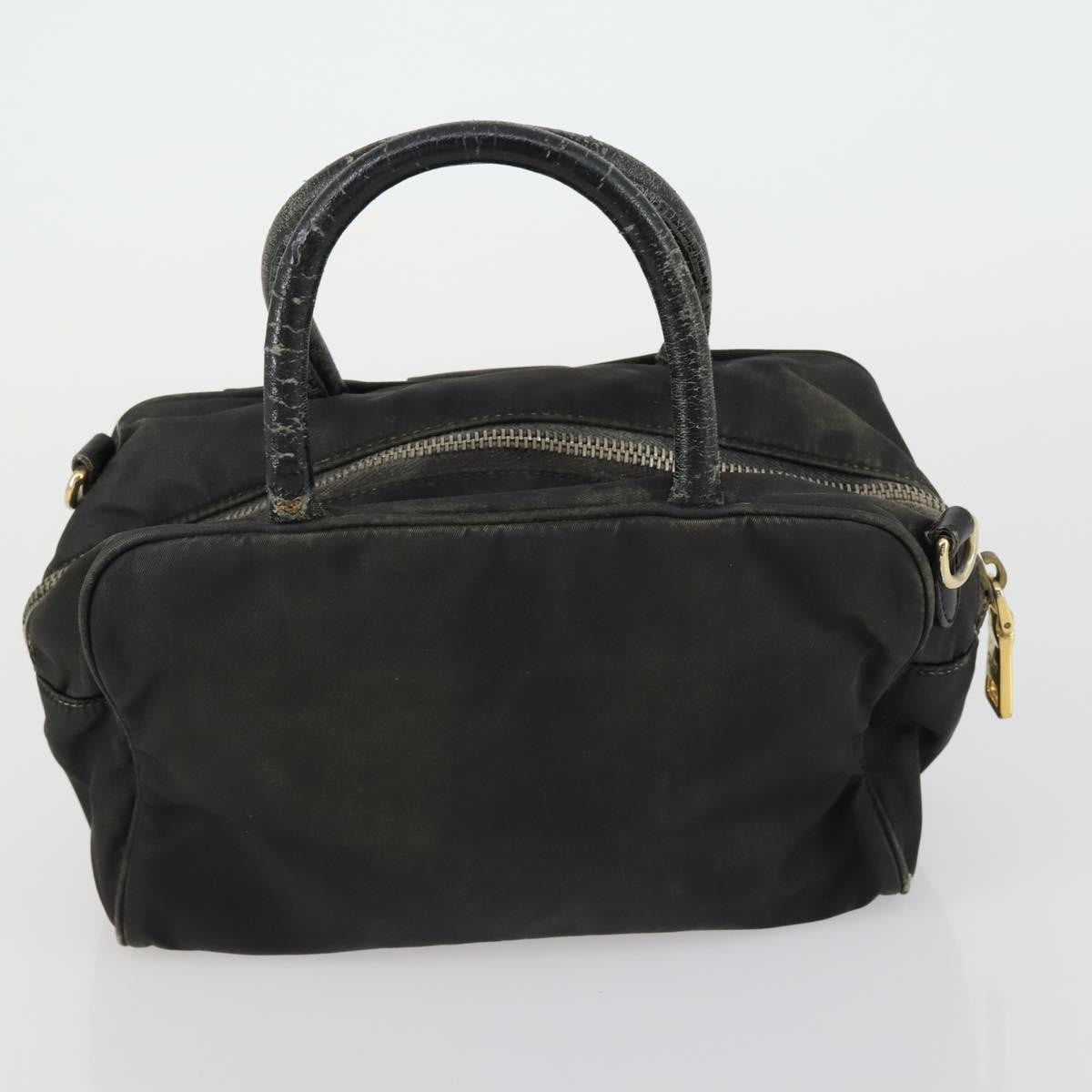 Prada PRADA Tote Bag Nylon 2 Set Black Beige Authentic 157078