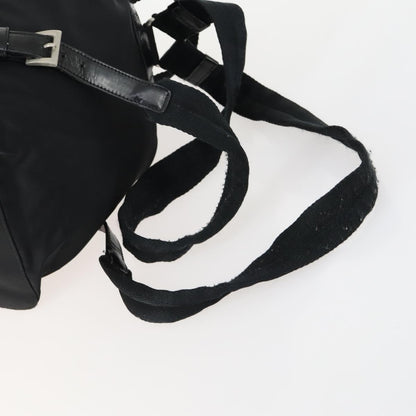 Prada PRADA Backpack Nylon Black Silver Authentic ka1167 Bag