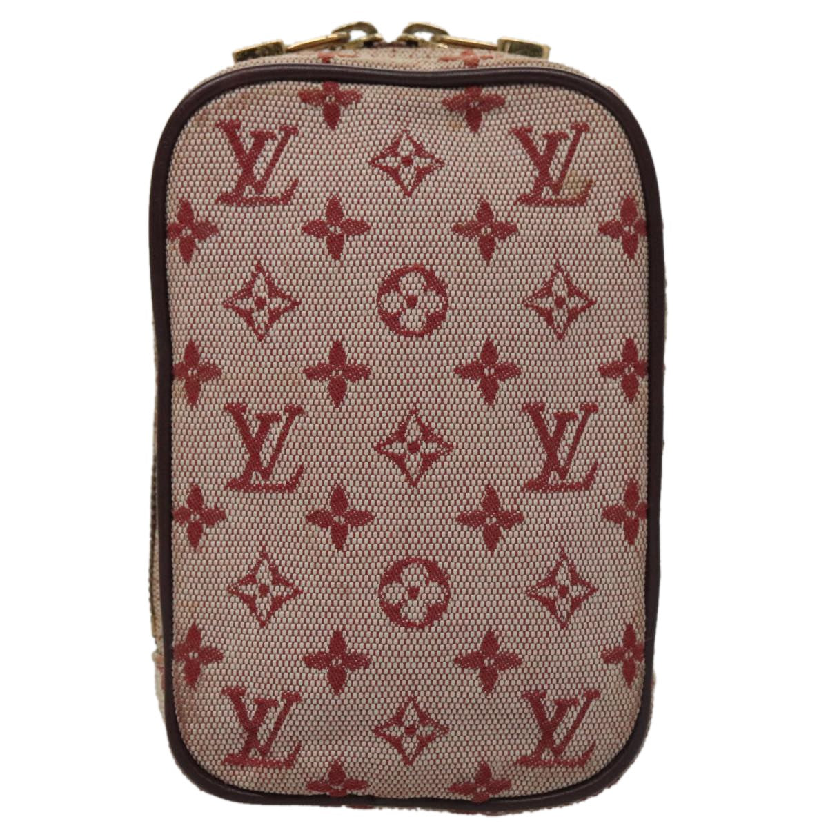 Louis Vuitton LOUIS VUITTON Monogram Mini Usu Digital Pouch Red M60001 LV Authentic 103494 Bag