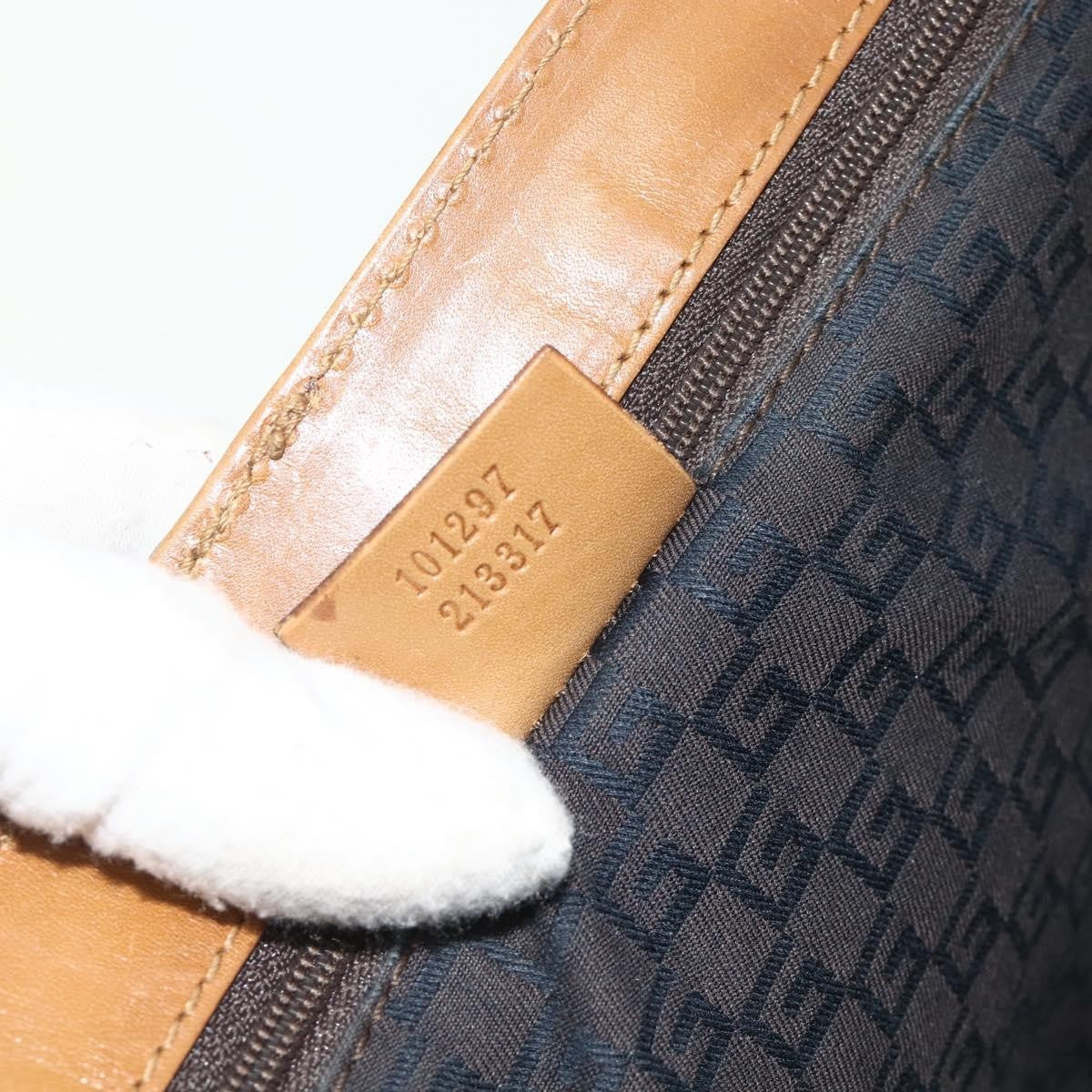 Gucci GUCCI Hand Bag Leather Beige 101287 Authentic 177601