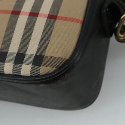 Burberrys Burberrys Nova Check Shoulder Bag Canvas Beige Authentic th5571