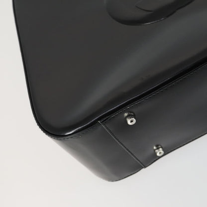 Gucci GUCCI Hand Bag Patent leather 2way Black Silver 000 2058 0504 5 Authentic 155470